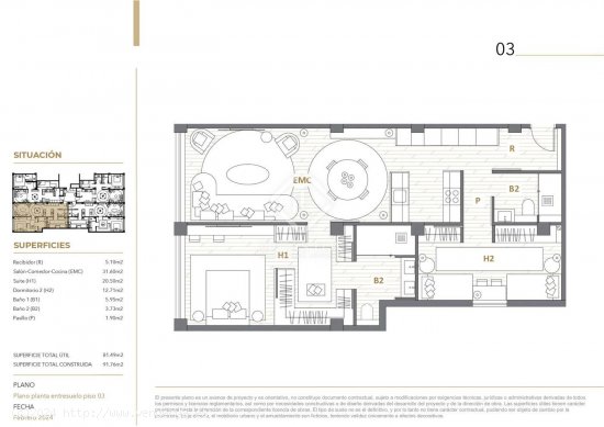 Apartamento en venta a estrenar en Barcelona (Barcelona)