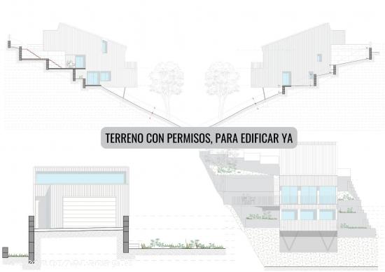  Terreno en La Floresta Sant Cugat con permisos. LISTO PARA EDIFICAR. - BARCELONA 