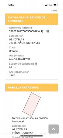 Finca en venta en Piñor (Orense)