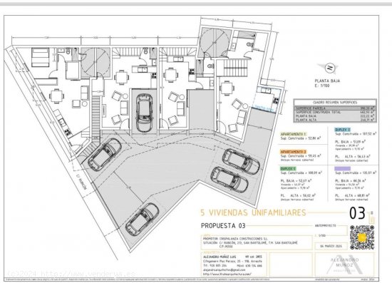 VENTA DE DUPLEX NUMERO 1 ; nueva construcción 3 habitaciones ,2  baños en San Bartolom