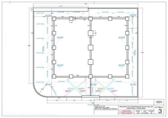 NAU EN CONSTRUCCIÓ DE LLOGUER A SANTA MARGARIDA DE MONTBUI - PLANS DE LA TOSSA - BARCELONA