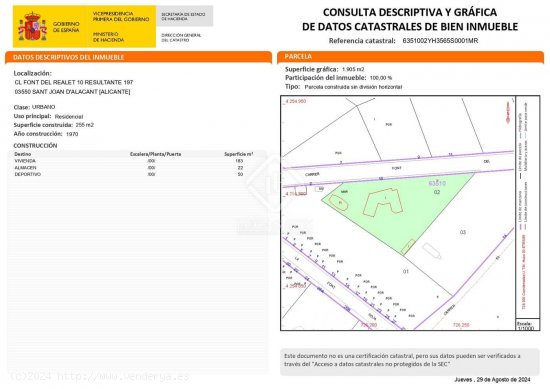 Parcela en venta en San Juan de Alicante (Alicante)