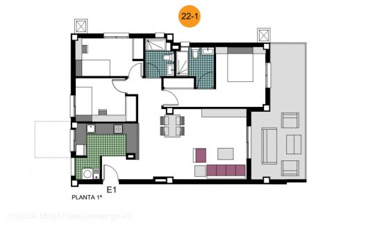 Apartamento en venta a estrenar en Pilar de la Horadada (Alicante)