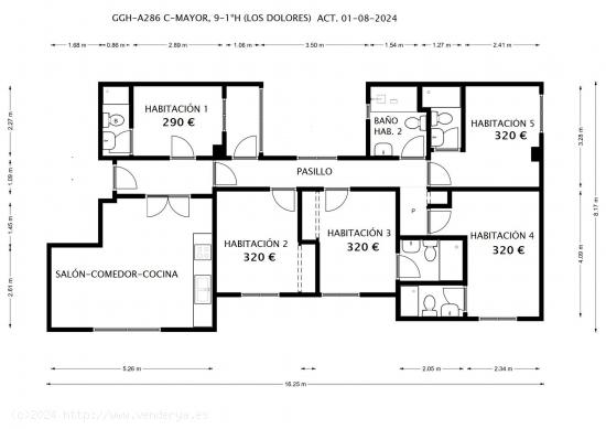 se alquilan habitaciones cerca de la UCAM en Los Dolores-Cartagena - MURCIA