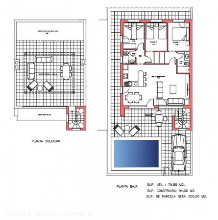 Villa en venta a estrenar en Fuente Álamo de Murcia (Murcia)