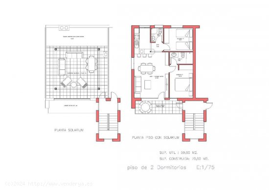 Chalet en venta a estrenar en Fuente Álamo de Murcia (Murcia)