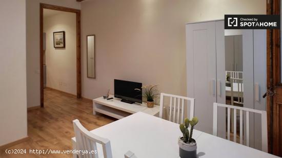 Elegante apartamento de 1 dormitorio en alquiler en El Raval - BARCELONA