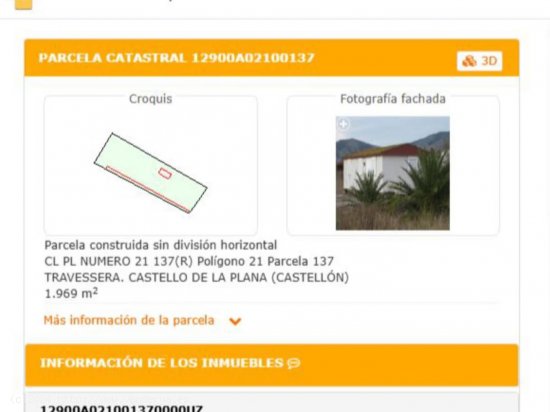 Parcela en venta en Castellón de la Plana (Castellón)