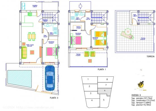 Villa en venta a estrenar en San Pedro del Pinatar (Murcia)