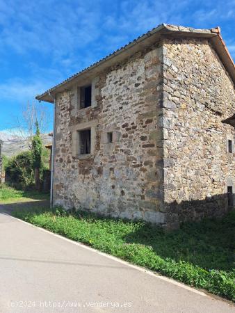 Casa de piedra con cabaña en venta en San Roque de Riomiera - CANTABRIA