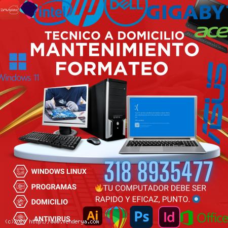  MANTENIMIENTO TECNICO DE COMPUTADORES A DOMICILIO 