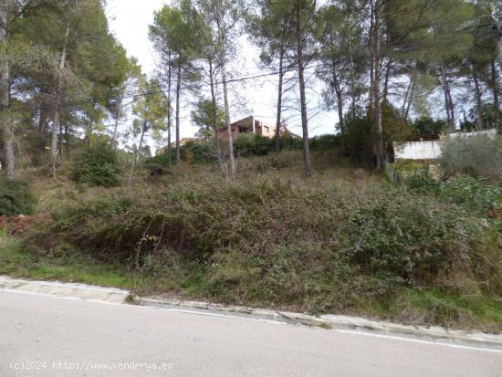 TERRENO URBANIZABLE CON IMPRESIONANTES VISTAS EN CASTELLGALÍ - BARCELONA