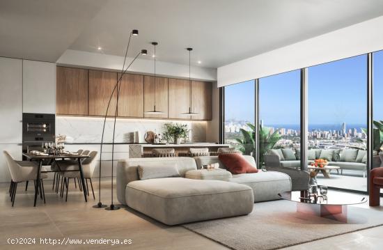 APARTAMENTO DE NUEVA CONSTRUCCIÓN  DE 3 DORM CON VISTAS AL MAR EN FINESTRAT. - ALICANTE