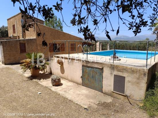 FINCA RUSTICA CON CASA DE CAMPO Y PISCINA  EN SENCELLES - BALEARES