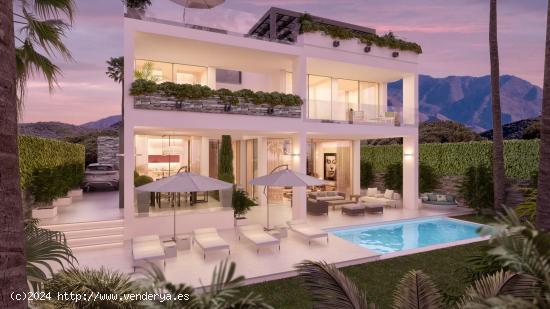 EXCEPCIONAL VILLA DE OBRA NUEVA EN ESTEPONA - MALAGA