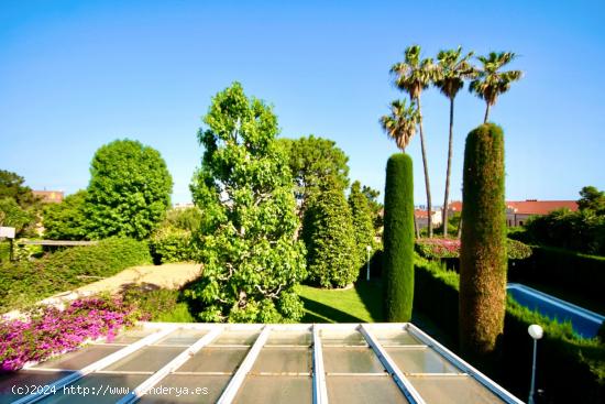 Casa en Pedralbes con vistas al mar, de 650m2aprox.,jardín privado y zona comunitaria con piscina. 