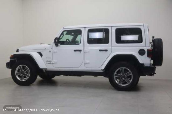 Jeep Wrangler 4p 2.2 CRD Sahara 8ATX E6D de 2020 con 38.953 Km por 52.990 EUR. en Valencia