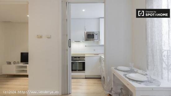 Apartamento de 1 dormitorio con aire acondicionado en alquiler cerca del Parque del Retiro - MADRID