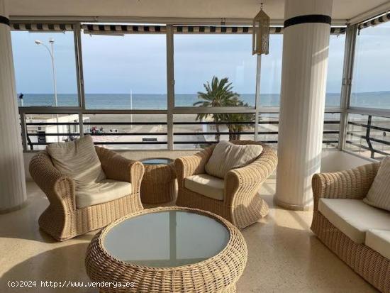  APARTAMENTO EN 1ª LINEA EN GRAN PLAYA CON APARCAMMIENTO, PISCINA Y VISTAS AL MAR - ALICANTE 