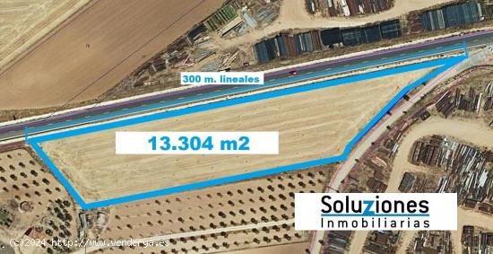 PARCELA  RÚSTICA DE 1.33 HECTÁREAS JUNTO A BARRAX - ALBACETE