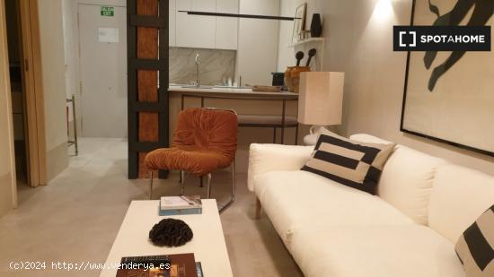 Elegante apartamento de 1 dormitorio en alquiler en Cortes - MADRID