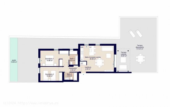 Apartamento en venta a estrenar en San Juan de Alicante (Alicante)