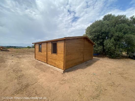 ¡FINCA RÚSTICA DE 6810 METROS CON CASITA DE APEROS Y CASA DE MADERA SÚPER ACOGEDORA!!! - TARRAGON