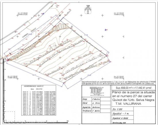 TERRENO RESIDENCIAL 688 m2 URB. LA SELVA NEGRA