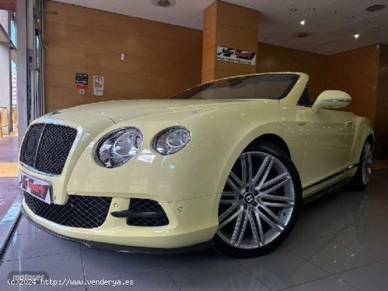  Bentley Continental W12 Gt Convertible Speed 635 de 2015 con 40.000 Km por 129.900 EUR. en Barcelona 