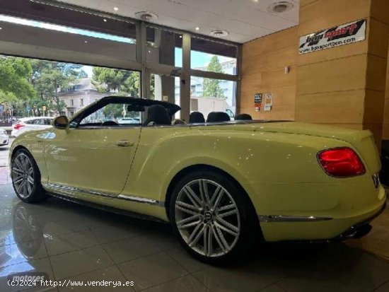 Bentley Continental W12 Gt Convertible Speed 635 de 2015 con 40.000 Km por 129.900 EUR. en Barcelona