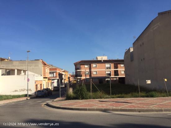 PARCELA EDIFICABLE EN MOLINA, zona inmejorable. - MURCIA