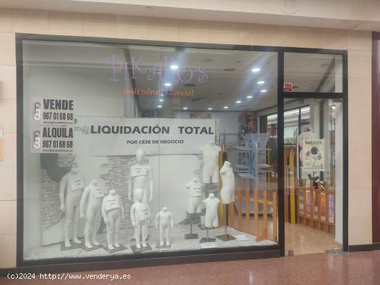 EXCELENTE LOCAL COMERCIAL EN GALERIAS RAMBLA CENTRO - ALBACETE