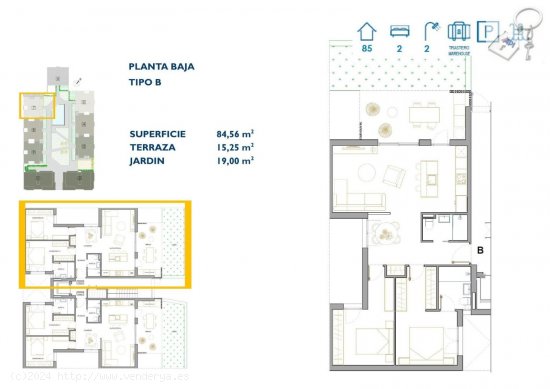 Apartamento en venta a estrenar en San Pedro del Pinatar (Murcia)