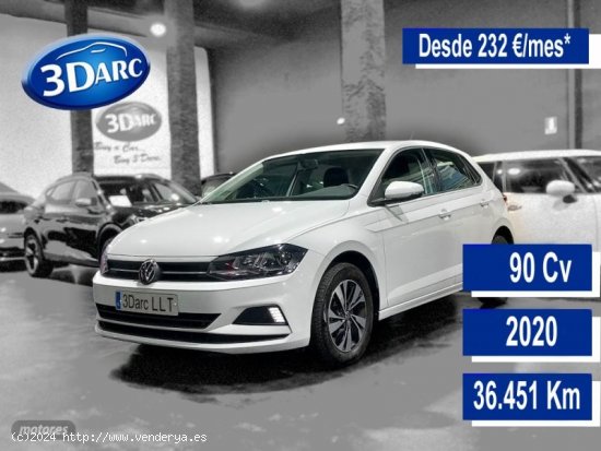  Volkswagen Polo 1.6 TDI 90 CV ADVANCE de 2020 con 36.451 Km por 16.450 EUR. en Barcelona 