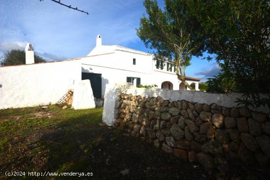 IDÍLICA FINCA RÚSTICA MENORQUINA - BALEARES