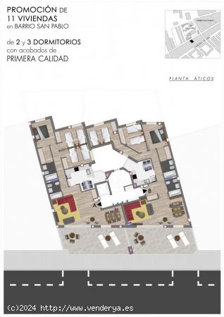 SOLAR CON PROYECTO EN SAN PABLO - ALBACETE