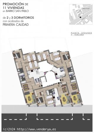 SOLAR CON PROYECTO EN SAN PABLO - ALBACETE