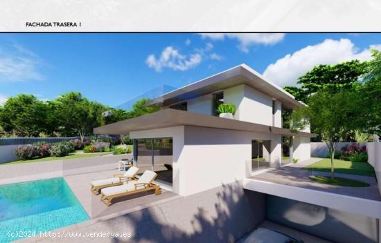 Parcela edificable con anteproyecto para construir una villa de diseño - ALICANTE