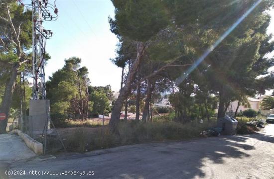 3 parcelas edificables de 800 M2 en venta en una zona tranquila a 2.5 km de Calpe - ALICANTE