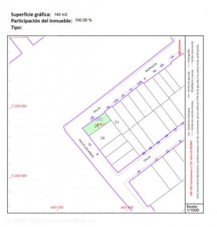 SE VENDE En ocasión 280m² de terreno urbano en Maneje - Arrecife