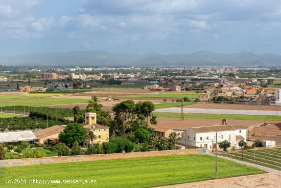 Ático nuevo de una planta con vistas a la huerta, al mar y amplias terrazas. - VALENCIA