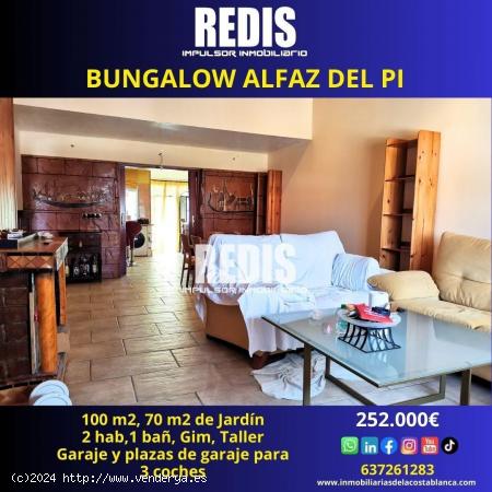 Bungalow Reformado a 5 Minutos de Alfaz del Pi y La Nucía - ALICANTE