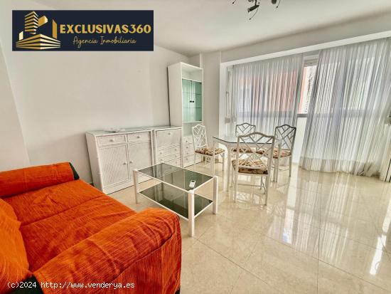  Alquiler Anual Estudio tipo Duplex en el centro de Benidorm sin Ascensor. Inmobiliaria Exclusivas360 