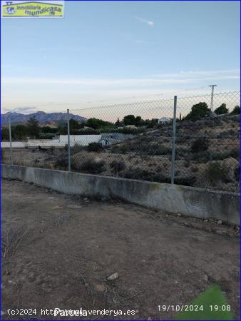 Terreno de 1.000 m2 vallado - MURCIA