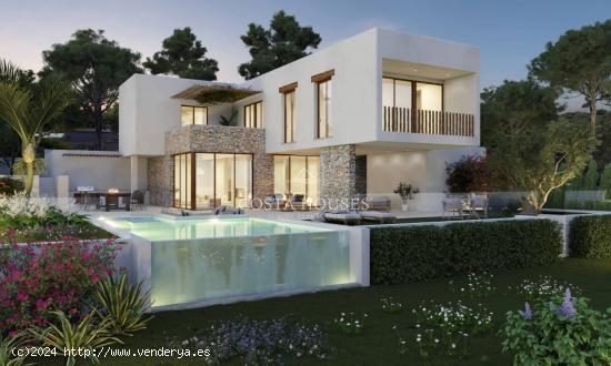 ❶ VILLA SELINA - VILLA ESTILO IBIZA con Vistas a la Montaña en Javea, España - ALICANTE