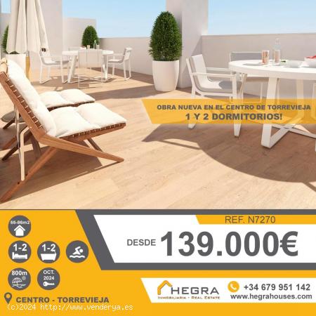 APARTAMENTOS DE OBRA NUEVA EN TORREVIEJA - ALICANTE