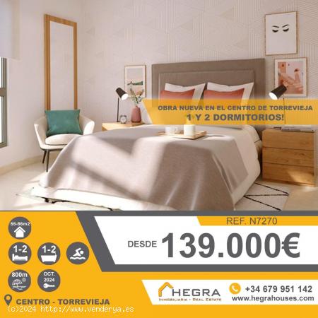 APARTAMENTOS DE OBRA NUEVA EN TORREVIEJA - ALICANTE