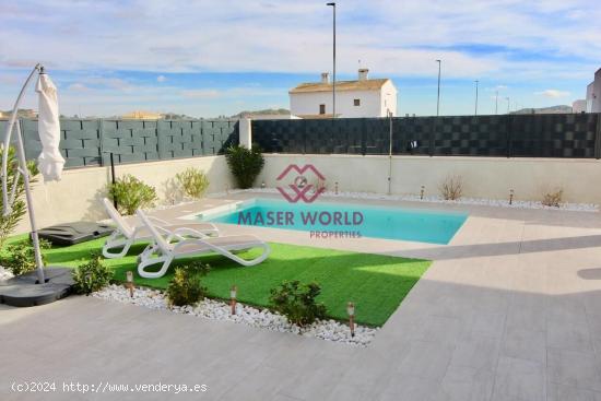 VILLAS DE OBRA NUEVA EN PINOSO - ALICANTE