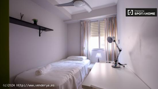 Moderna habitación en alquiler en apartamento de 4 dormitorios en Algirós, Valencia. - VALENCIA