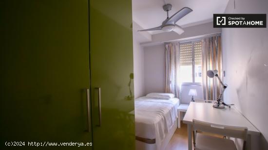 Moderna habitación en alquiler en apartamento de 4 dormitorios en Algirós, Valencia. - VALENCIA